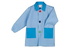 KLOTTZ - Babi scuola bambino vestaglia scolastica bambino con scollo a V stile italiano bambini