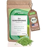 Gerstengrassaft Pulver Bio - 250 g (XL Packung) - aus Kansas USA, abgefüllt in Bayern I Gerstengras Pulver I DE-ÖKO-001