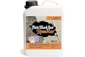 Patio Black Spot Remover - For Artificial Stone - Removes Black Spots and Algae - Restore Natural Colour - Marshalls, Bradstone, Cement-based Slabs - Biodegradable and Acid-free - 2 L