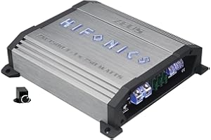 Hifonics ZXE1500/1 | 750 W RMS Mono cyfrowy wzmacniacz monoblokowy 12 V wzmacniacz samochodowy subwoofer pilot zdalnego sterowania
