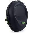 Tizum Hard Shell EVA Headphone Carrying Case for Universal Oversized Over-Ear Headset, Shockproof, Water Repellent, Anti-Pres