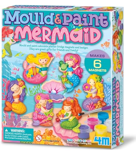 Moulage Platre Magnet Los Ojos Son La Mejor Parte 4M '2019' Glitter Princess - Multi-Coloured Mould And Paint Xoomy Princesse