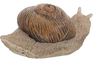 ‎AMOSFUN Amosfun SchlüSselversteck FüR Garten, Versteckstein Mit Schneckenform, Resin, Multi, 5.5 X 2.4 X 2.8 Zoll, Wasserdicht, Ideal FüR SchlüSselaufbewahrung Und Gartendekoration