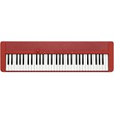 Casio CT-S1RD Casiotone piyano klavye, 61 vuruşa duyarlı tuşlu, kırmızı