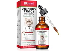 BIEYOC Urinary Tract Drops for Cats, Cat Herb Supplement Supports Hydration & Everyday Wellbeing, Keep Pet Daily Care Drops 60ml