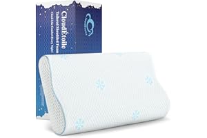 CloudÉtoile Ergonomiczna poduszka pod szyję – ortopedyczna poduszka z pamięcią kształtu, regulowany komfort, poduszka z pianki memory foam przeciwbólowa, przeciwchrapająca, do spania