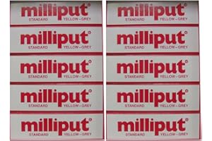 MILLIPUT ( MB FIBREGLASS ) Milliput Epoxy Putty - Standard (Yellow/Grey) 113.4g Kit - 10pk