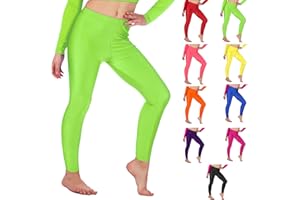 Re Tech UK Leggings Fino alla caviglila Elasticizzati - colorazioni Fluo - Ragazza/Bambina