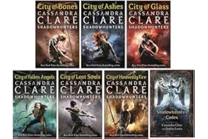 Cassandra Clare The Mortal Instruments A Shadowhunters 7 Books Collection Set (Bones, Ashes, Glass, Fallen Angels, Lost Souls, Codex and More)