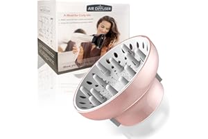 POLLY ONLINE Hair Dryer Diffuser Attachment Universal Adjustable Professional Salon Tool for Curly Hair Fits Most Kinds of Blow Dryer Diameter 4.3-6.5CM