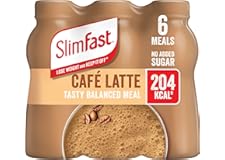 SlimFast Ready To Drink Cafe Latte Shake, 325 ml (Pack of 6)