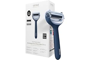 GESKE | SmartAppGuided™ MicroNeedle Face & Body Roller | 8 in 1 | Derma Roller | Roller électrique | Microneedling | Appareil à micro-aiguilles | Rouleau à aiguilles | Rouleau de beauté