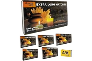 RIVERBANK RETAIL 5 Boxes of Bryant & May Extra Long Matches + ABL Supplies Matchbox