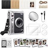 HIYQIN Transparente Tasche und Zubehörset für Fujifilm Instax Mini EVO, für Instax Mini EVO Tasche, Objektivdeckel, LCD-Displ