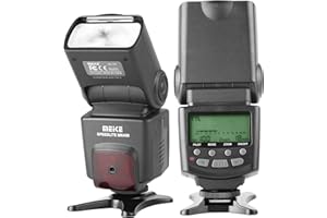 Meike Flash Speedlite 430N TTL avec écran LCD compatible avec Nikon D3400 D3300 D3200 D5600 D850 D750 D7200 D5300 D5500 D500 D7100 D3100 etc