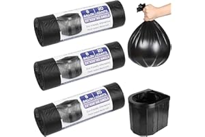 YSWOVUO 60 sztuk worków toaletowych, worków do toalet kempingowych, wodoszczelnych akcesoriów do toalety mobilnej, wędrówek, podróży