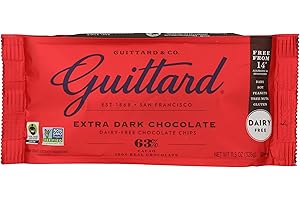 Guittard Extra Dark Chocolate Chips – Chocolate Negro Extra de San Francisco, 326 g – Sabor Intenso a Cacao con un Toque de Vainilla – Perfecto para Repostería, Chocolate Caliente & Postres