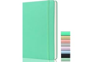 GDMLUP Bullet Dotted Journal - bullet Cuaderno - A5 Dotted Journal con Papel Grueso de 120gsm, 172 Páginas, Bolsillo Trasero, Banda Elástica, 2 Cintas de Marca, Diario Punteado de Tapa dura Premium, índigo