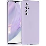 kwmobile Mobile Phone Case Compatible with Xiaomi Mi Note 10 Lite Case - Mobile Phone Case Made of Soft Silicone in Lavender