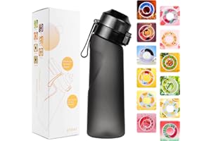 FIENZA Air Borraccia Up con cialde aromatiche, 650ml Air-up Borracce senza BPA, Airup Bottiglia Bere Frutta Fragranza Acqua Dolce E%0 Tazza Acqua per e All'aperto Palestra(1PC Casuale Pod)