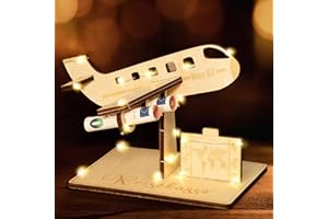 ‎GIFTOTA Giftota Geldgeschenke Geburtstag Holz, Reisekasse Geschenk, Flugzeug Geldgeschenk Reise, Reisegutschein Geschenk Verpackung Hochzeit & Urlaub