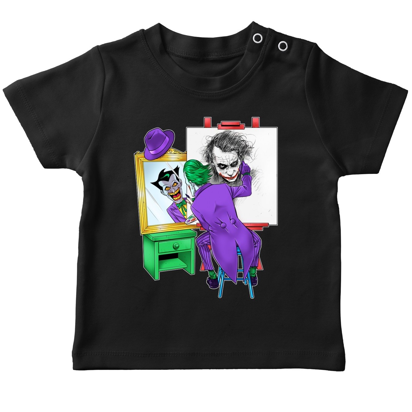 Batman-Lustiges-T-Shirts-Der-Joker-Batman-Parodie