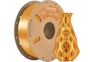 ‎ERYONE ERYONE Silk PLA Filament 1.75 mm, 3D-Drucker Filament PLA, 0,03 mm, 1 kg/Spule, Seide Golden