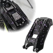 Runfarr Copribatteria Fibra Carbonio, Copribatteria Moto Carenatura Protezione Batteria per Surron Sur Ron Sur-Ron X/S/L1E Elettrico Dirt Bike- Viola