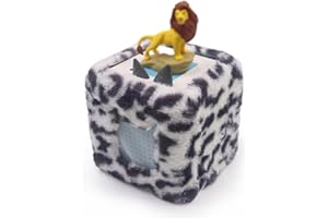 Taladad für Toniebox Bezug,Plüsch Hülle, Schutzhülle Case Schutzfolie,Schutzcover Bezug for Toniebox Speaker Hülle Bezug Toniebox Starter Zubehör Schutzhüllen (Leopardenmuster)