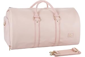 seyfocnia Umwandelbarer Reise-Kleidersack, Handgepäcktasche für Männer und Frauen, 2-in-1 Hängetasche, Anzug, Business-Reisetasche