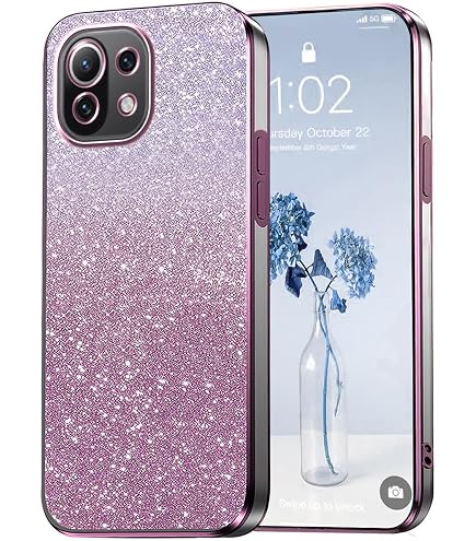 ILING Cover per Xiaomi Mi 10 Lite 5G, Cabina Silicone Colorato Case Proteggi la Fotocamera, Custodia Antiurto Ultrasottile da Donna (Verde