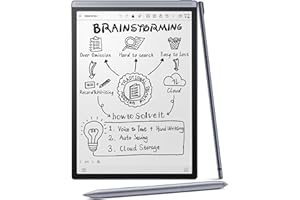 iFLYTEK AINOTE Air 2 AI Paper Tablet Writing Tablet, 8.2-inch Digital Notebook with Pen, Voice-to-Text Transcription, Multi-Languages Chatgpt Support