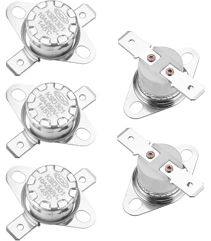 8 Interruptores Térmicos KSD301 110°C - Normalmente Cerrados, Para Microondas, Hornos O Cafeteras, 16A