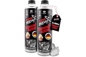NANOBORTEX MOTOR POWER NanoBorTeX – 2 x 600 ml Engine Oil Additive High-Performance NanoBor Engine Oil Additive Engine Power Engine Protection BOR Boron Engine Coating Protection