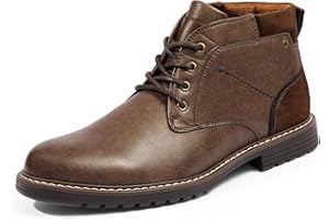 Bruno Marc Botas Hombre Vestir Botas Moto Invierno Botines Moda con Suela TPR