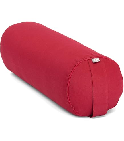 Bodhi Bolster Yoga Maharaja - Remplissage Épeautre - Housse Coton Lavable - 64x25x17 Cm - 3,6 Kg
