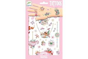 Djeco DJ09586 Tattoos, Mixed,Small