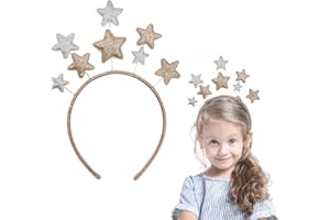 CKCSHI Christmas Star Headband, Christmas Hair Accessories, Christmas Star Hair Hair Hoop, Xmas Cute Star Hair Hoop for Women and Girls Christmas Happy New Year Birthday Party Fancy Dress Party Decoration