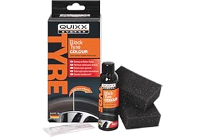Quixx 10192/10193 Black Tyre Colour/Peinture Noire pour Pneus 75ml