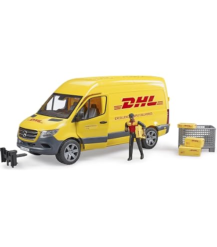 Modèle Réduit Mercedes-Benz Sprinter W906 Van Blanc - Échelle ~1/43, Portes Ouvrantes, Roues Mobiles - Collection Voiture