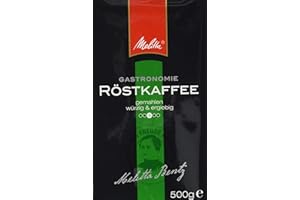 ‎MELITTA Melitta Röstkaffee, Gemahlener Filterkaffee, Würzig mit schokoladiger Note, Mittlerer Röstgrad, 2 x 500 g