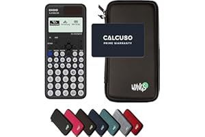 Casio fx-810DE CW ClassWiz inkl. WYNGS Schutztasche Schwarz - Wissenschaftlicher Taschenrechner - Basic Set