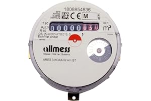 Allmess Warmwasserzähler Messkapsel UP ISO-Typ IST Eichung 2024 gültig bis 2030 Messkapselwasserzähler Warm