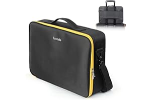 Luxtude Battery Case for Tool Power 12V/18V/20V Battery & Charger, Hard Tool Batteries Case Holds 20V 2.0/3.0/4.0/5.0/6.0/9.0-Ah Batteries, Adapter,Bag Only