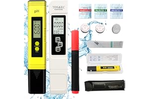 AOUZOVLI Medidor De Ph Digital Agua Electrónico Ph Tds Temperatura De Calidad Kit Ph Meter Resolución 0.01 Para Agua Potable Acuario Piscina Spa Medidor ph Agua Tds