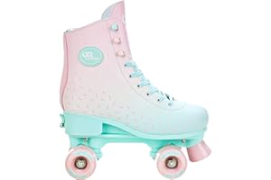 Croxer - Pattini a rotelle per bambini, ragazze, ragazzi, adulti, bambini - Pattini a rotelle - Design retrò anni '70 - Cuscinetti ABEC-7, ruote in gomma