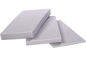 saarschaum® Schaumstoffplatte, Schaumstoff Matte RG 4040 grau 202x102x4 cm Fester Kaltschaum für Sitzkissen Rückenkissen Sitzbänke Stuhlkissen Wohnmobil Camping Palettenpolster Matratzenauflage