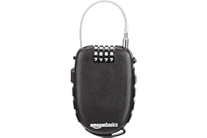 Amazon Basics Cadenas avec câble rétractable