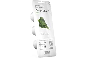 Click and Grow Grüner Mangold Plant Pod Nachfüllpack Substratkapsel Pflanzenkapseln Smart Garden Indoor Garden 3-er pack