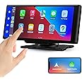Volam VSTARK Wireless Apple Carplay Car Stereo Receiver, Portable Screen GPS Navigation for Cars, 9.26 Inch Touch Audio Receiver with Siri/Google Assistant, Bluetooth, Android Auto, Black